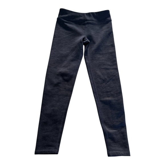 Athleta Polartec Sweatpant Legging Girls M(8-10) Gray Fleece‎ Lined High Rise - Picture 1 of 4